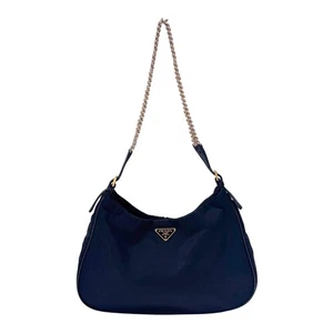 PRADA Black Nylon Shoulder Bag - Bild 1 von 16