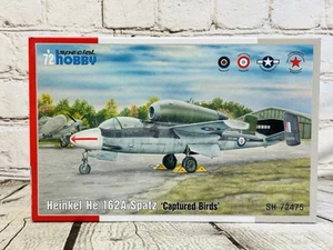 Special Hobby Model 1/72 Heinkel He 162A Spatz Captured Birds Flugzeug Neu - Bild 1 von 6