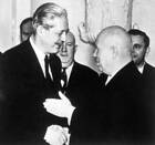 British Prime Minister Harold Macmillan During A Meeting Sovie - 1959 Old Photo