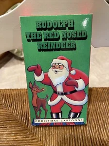 rare Rudolph The Red Nosed Reindeer Video VHS 1992 Christmas Cartoons 4 programs - Picture 1 of 2