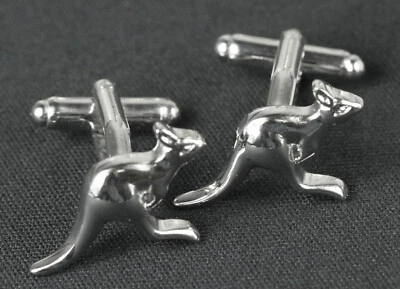 Känguru Manschettenknöpfe Miniblings Knöpfe + Box Australien Zoo Reise Sydney - Bild 1 von 4