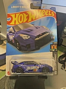 Hot Wheels 2022 Liberty Walk "LB-Silhouette Works GT Nissan 35GT-RR VER.2" Blue - Picture 1 of 3