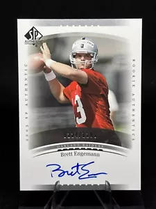 Brett Engemann 2003 SP Authentic Rookie On-Card Auto /1200 #218 Oakland Raiders - Bild 1 von 2