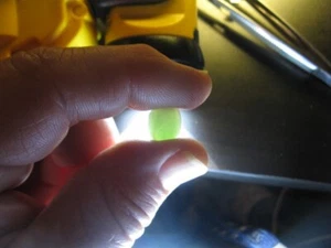Jade cabochon - green oval - 14 x 10 mm - Picture 1 of 4