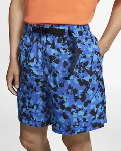 Nike ACG AOP Camo Woven Shorts Cargo Hyper Royal Blue Größe Small CD7638 405 - Bild 1 von 10