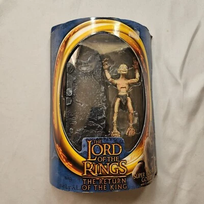 EL SEÑOR DE LOS ANILLOS EL REGRESO DEL REY SUPER POSABLE GOLLUM Toy Biz Foto 1 de 4