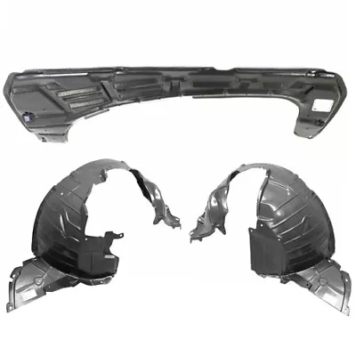 New Front Fender Liner & Engine Under Cover Set For 2007-2011 Versa Sedan - Image 1 of 4