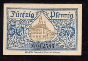 TUTTLINGEN - GERMANY NOTGELD -   50 PFENNIG - Bild 1 von 2