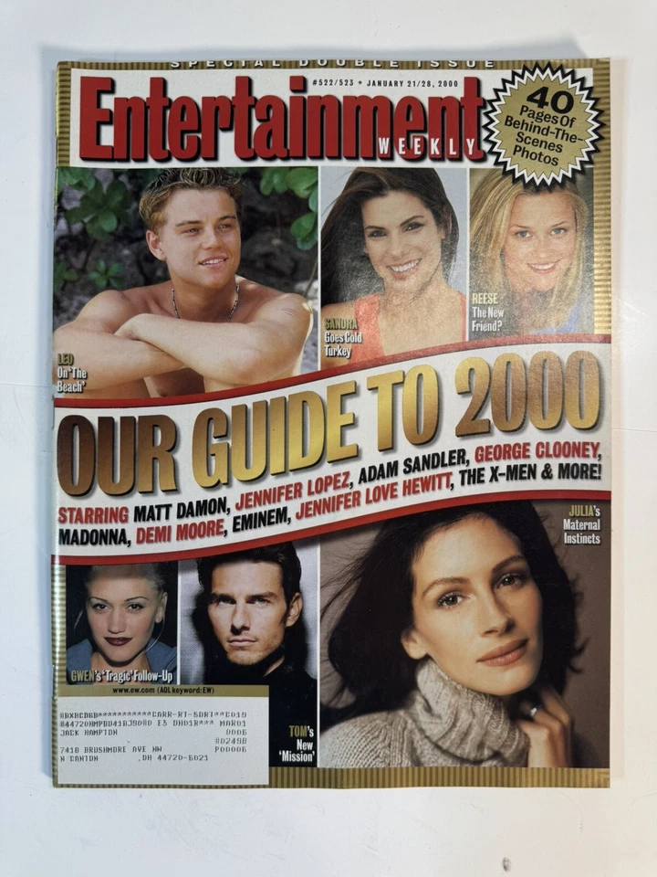 Entertainment Weekly Magazine January 2000 - Reese Witherspoon - Image 1 of 2