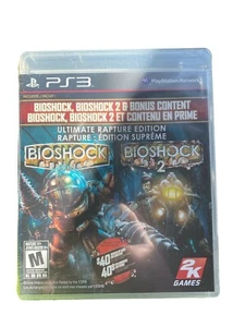 PS3 BIOSHOCK Ultimate Rapture Edition  (BIOSHOCK 1, 2 & Bonus Content) Brand New - Picture 1 of 4