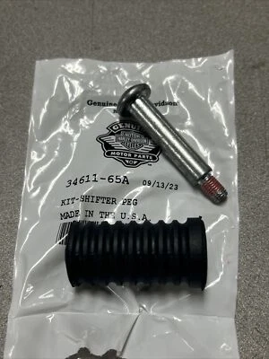 HARLEY NUEVO OEM Palanca de cambios Clavija Talón Puntera TODOS LOS MODELOS HECHOS EN EE. UU. 34611-65A Foto 1 de 3