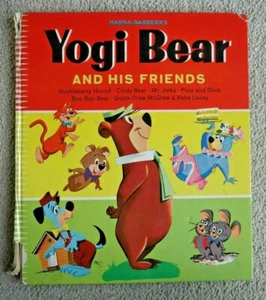HANNA-BARBERA'S YOGI BEAR AND HIS FRIENDS HARDBACK CHILDREN'S BOOK RARE    M583 - Picture 1 of 9