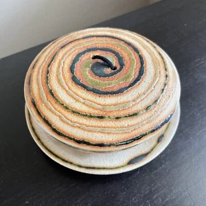 Vintage MCM Rosenthal Netter Bitossi Italian Art Pottery Bowl w Lid & Plate SET - Picture 1 of 12