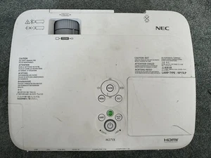 NEC M271X Projector 2700 Lum 1024x768 4:3 XGA 1080p HDMI - 3719 Lt:008-017 - Picture 1 of 5