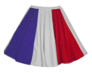 Mujer Francia Bandera Nacional Panel Patinador Falda Patriótico Partidarios Elegante Vestido - Imagen 1 de 3