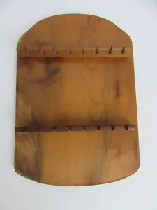 Soporte de cuchara coleccionable de madera de 16 ranuras para casa de madera de mirto - Imagen 1 de 3