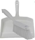 Vikan 5660_4587 Dustpan and Brush Set Sweeping Shovel Soft Bristle Hygienic Whit