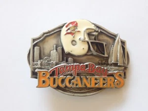 Vintage Tampa Bay Buccaneers Belt Buckle Siskiyou Pewter 1987 - Picture 1 of 2