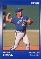 1990 Star Dunedin Blue Jays MARK YOUNG RC BLUE JAYS SAN DIEGO CA