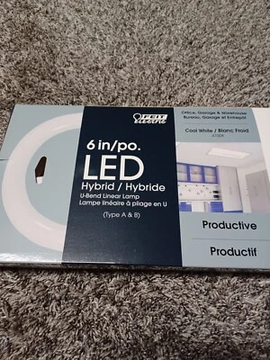 Feit Electric T8 & T12 Hybrid All-in-one U-bend LED Bulb White 2100 Lumens - Image 1 of 4