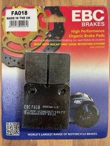 EBC Bremsbeläge vorne für MZ MUZ ETZ 125 , 150 , 250 , 251 - Bild 1 von 2