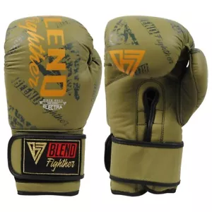 BLEND FIGHTER BOXHANDSCHUHE PROFI MMA SPARRING BOXSACK KAMPFHANDSCHUHE - Bild 1 von 9