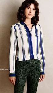 NEU Anthropologie Art House Buttondown von Maeve Größe 2-4-6-12 - Bild 1 von 4