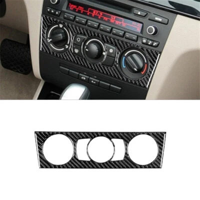For BMW 1 Series E82 E88 Carbon Fiber Interior Manual Climate Control Cover Trim - image 1 of 4