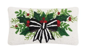 Peking Handicraft - Spray with Ribbon Hook Pillow 9X16 - 31AV234C16OB - Picture 1 of 1