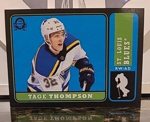 TAGE THOMPSON - /100 Retro Black - 2018-19 O-Pee-Chee Hockey #381