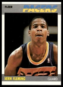 1987-88 Fleer #38 Vern Fleming Indiana Pacers MINT or Better PACK FRESH - Picture 1 of 2