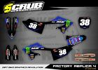Yamaha YZ85 2022 2023 2024 Graphics Decals Stickers kit YZ 85 Race Number