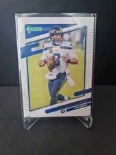 RUSSELL WILSON SEATTLE SEAHAWKS NFL PANINI DONRUSS 2021 TRADING CARD