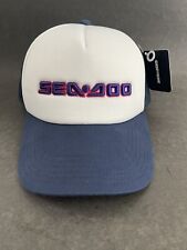 Sea Doo Foam Mesh Trucker Snapback Hat Cap,  Blue White NEW!