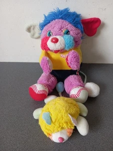 POPPLES MATTEL PELUCHE VINTAGE ANNEES 80 BALLON FOOT - Picture 1 of 13