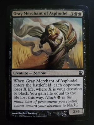Gray Merchant of Asphodel NM Theros MTG FREE SHIPPING - Image 1 of 2