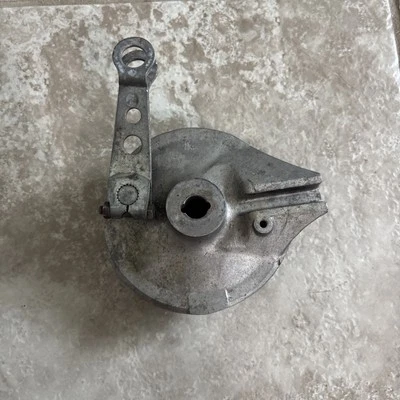 OEM 1983-2003 Kawasaki KX60 Rear Brake Drum Backing Plate Assembly 41038-1105 - Image 1 of 4