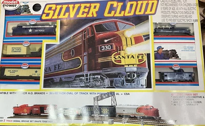 US Air Force Model Power Silver Cloud Train Set HO Scale - Image 1 of 4
