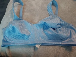 Reggiseno Playtex 18 ore stile azzurro 4745 taglia 40B senza ferretto gancio posteriore regolabile - Foto 1 di 8