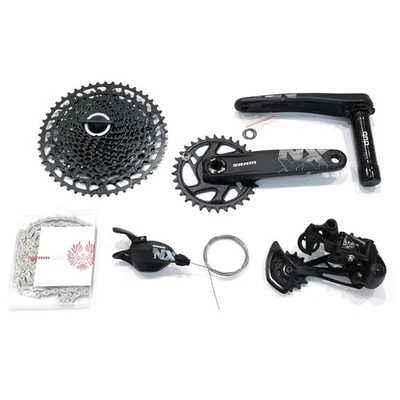 Grupo SRAM NX Eagle 12 velocidades, 175 mm, manivela 32T DUB Boost, casete 11-50T Foto 1 de 4