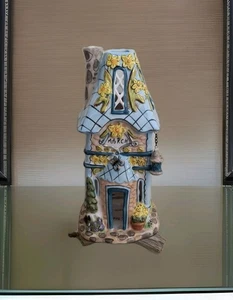 Blue Sky Clayworks Heather Goldminc 2010 März Kerzenhaus Teelichthalter - Bild 1 von 24