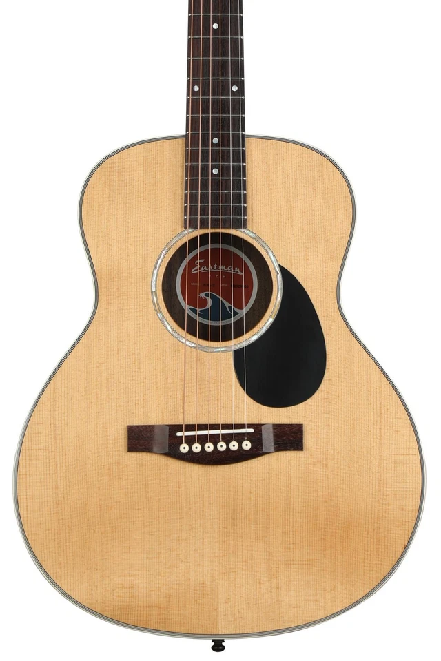 Eastman PCH2-TG Small-Body Acoustic Guitar Solid Thermo-Cured Sitka Spruce Top