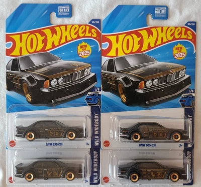 2025 HOT WHEELS BMW 635 CSi LOT OF 4 HTF  1:64 - Image 1 of 3