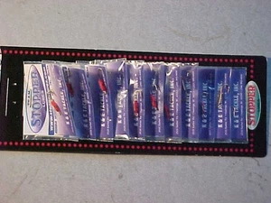 12 NEUE K&E ROTE KÖDER JIGS HAKEN EISANGELN GRÖSSE 10 PUNKT - Bild 1 von 5