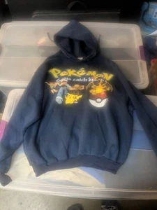 Pokemon Kids Hoodie 90s - Picture 1 of 8