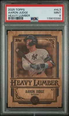 2025 Topps Aaron Judge Heavy Lumber PSA 9 - Yankees - Image 1 of 2