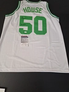 Eddie House “2008 NBA Champs” Signed Boston Celtics WHITE Jersey (JSA COA) - Picture 1 of 13