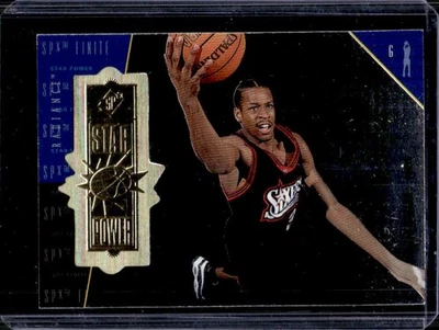 Allen Iverson Radiance #/2700 76ers SPx Finite 1998-99 Foto 1 de 2