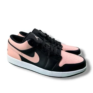 Nike Air Jordan 1 Bajo Negro/Tinte Carmesí-Blanco Para Hombres Talla US 16 Usado 1x Como Nuevo Raro - Imagen 1 de 11
