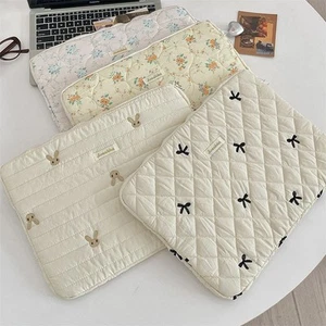 Rabbit Laptop Sleeve Case Bowknot Tablet Protective Pouch Laptop Bag - Bild 1 von 11